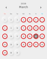 2026年3月の営業日